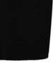 NOIRER Ribbed Henley Neck Half Knit (Black)