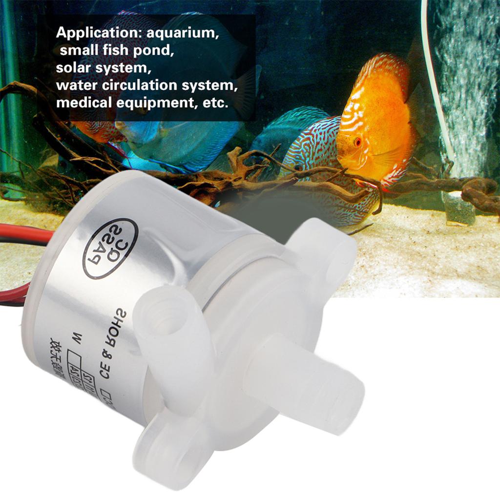 1 Stück Weiße Mini Lebensmittelqualität Bürstenlose Wasserpumpe 12V DC 6W für Medizinische Instrumente