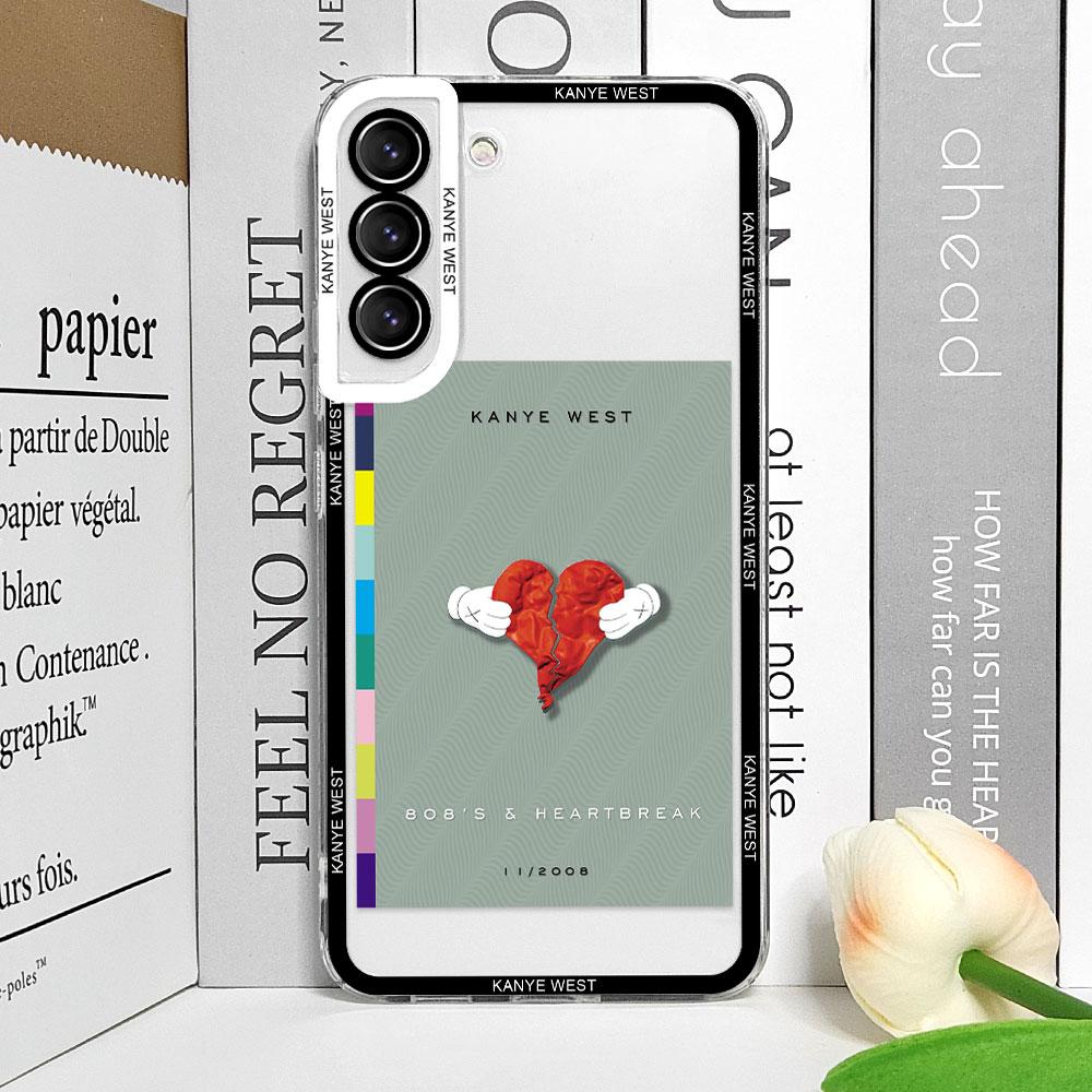 Lustige K-Kanye West Yee Poster Handyhülle für Samsung Galaxy S25 S24 S23 Ultra S22 Plus S21 FE 5G Weiche Hüllen Transparente Fundas