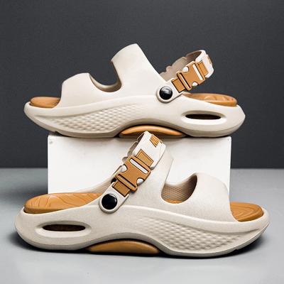 Sandalias de verano para hombre, zapatillas de exterior, chanclas de playa, zuecos suaves y transpirables, zapatos casuales para hombre, zapatos de agua para jardín, sandalias de exterior para hombre