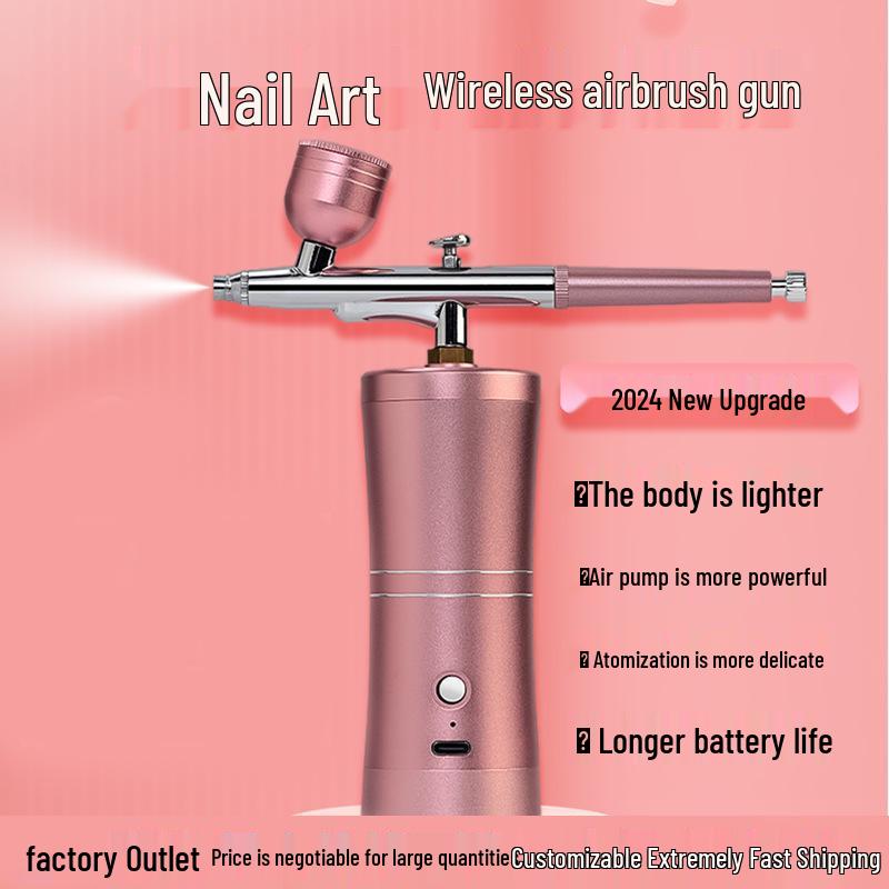 

Nail Art Gradient Airbrush Pen for Blush, Tattoo, and Model Coloring Thin Waist Black