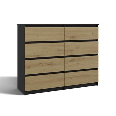 Malwa M8/120 ANTHRACITE ARTISAN Chest of Drawers