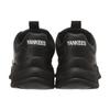 Disney X MLB Big Ball Chunky Cushioning, Slip Resistant, Lightweight Low Top Chunky Sneakers Unisex Black Sneakers 32SHCK011-50L