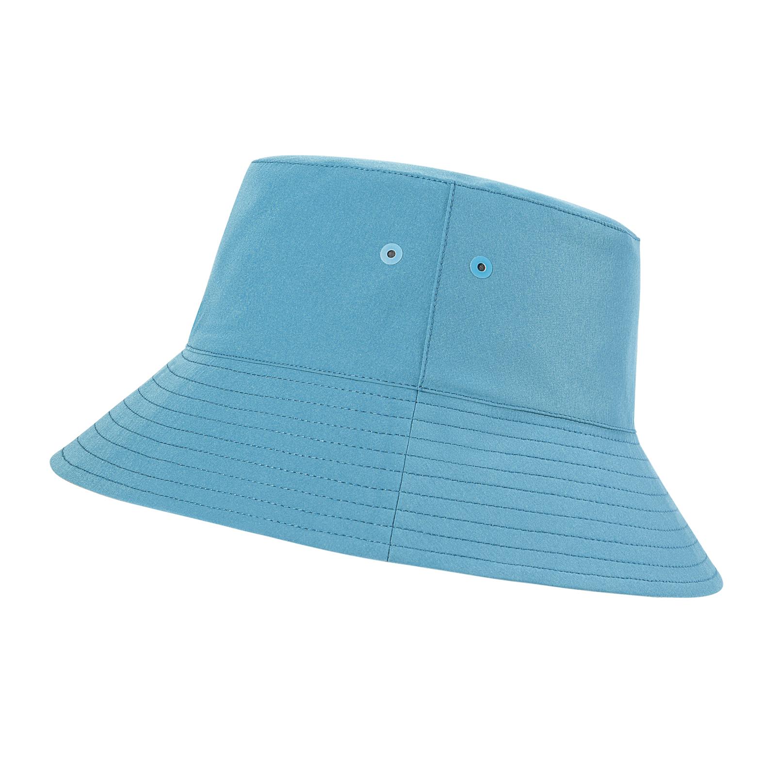 

VOBOOM Bucket Hat Unisex Solid Color Summer Fashion Outdoor UV Protection Wide Brim Casual Comfortable Cap 58 озеро синий