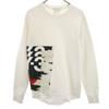 Y-3 Long Sleeve Sweat Trainer M White Youji Yamamoto Men's Used