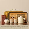 Portable Luxury Travel Tea Set: Quick Brew Cup for Outdoor Camping and Vehicles