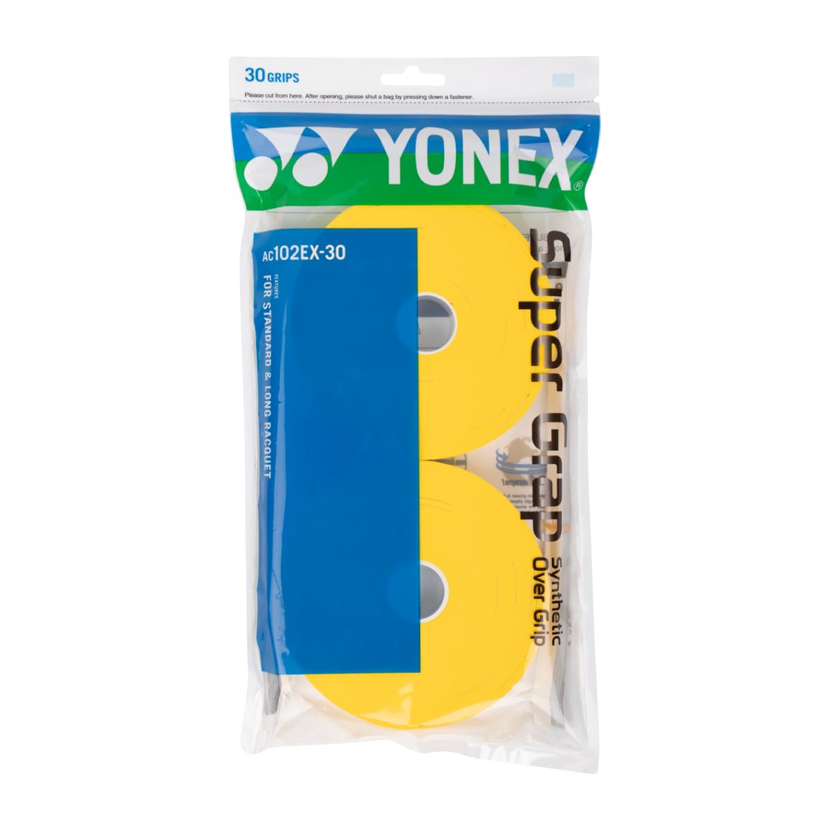 

YONEX Wet Super Grip 30 шт. Желтый AC102EX-30-YE