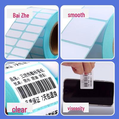 Thermal Self-Adhesive Barcode Label Paper 70x50mm - 500 Sheets for Electronic Scale Printing