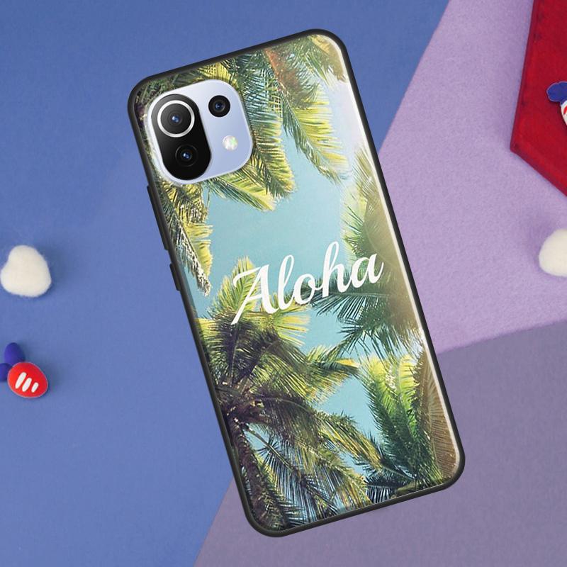 Summer Plant Palm Green Leaf Aloha Cover For Xiaomi 13 14 Ultra 11T 12T 13T 14T Pro POCO X7 Pro X3 X5 F3 F5 F6 M6 X6 Pro Case