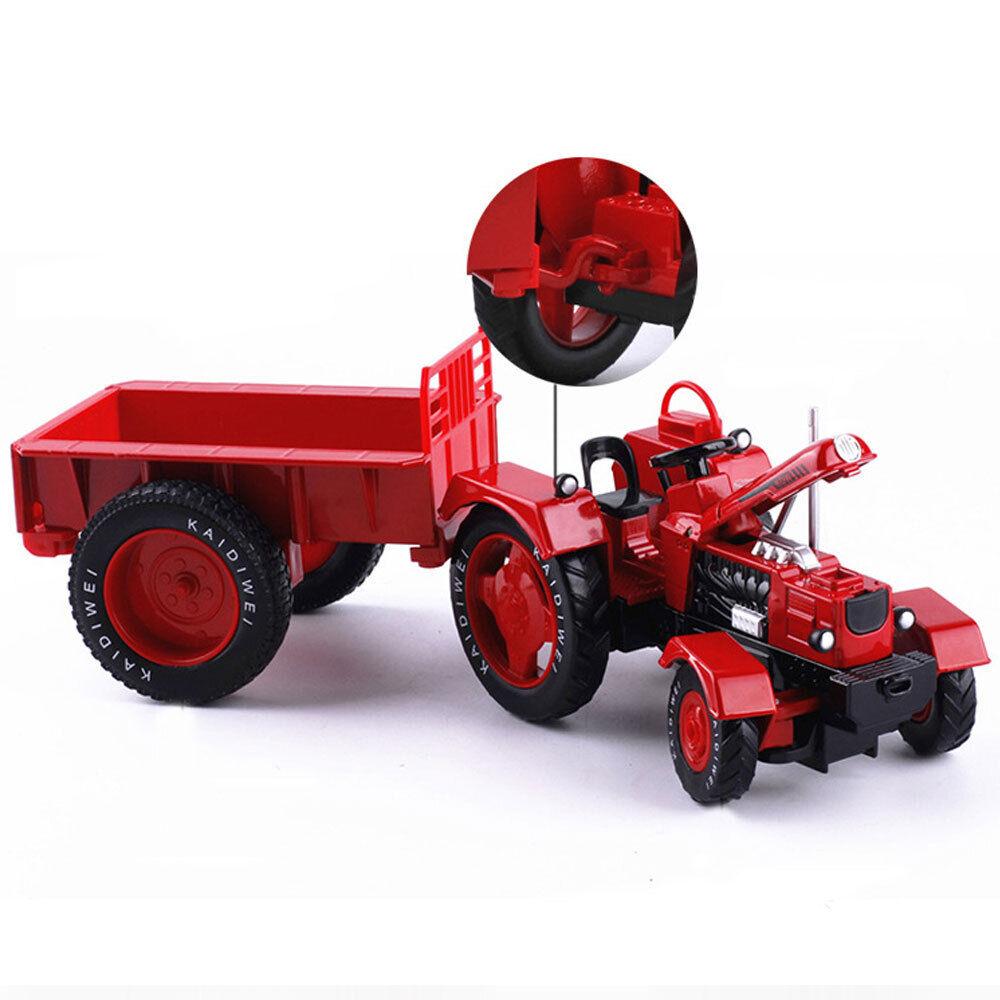 1/18 Scale Alloy Farm Retro Tractor Toy, Clear Structure Safe Alloy Engineering Vehicles Toy for Kid's Toy for Collection