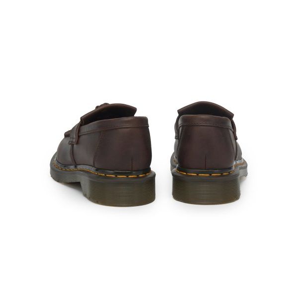 Dr. Martens Leder Bequem Vielseitig Loafer Unisex Loafer Dunkelbraun 30917201
