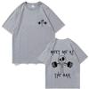Meet Me At The Bar Gym Pump Cover Tshirt Funny Skeleton Oversized Crewneck Tshirt Men Women Casual High Quality Cotton T Shirts