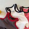 Kids Summer Loose Sleeveless Block Tank Top for Boys and Girls