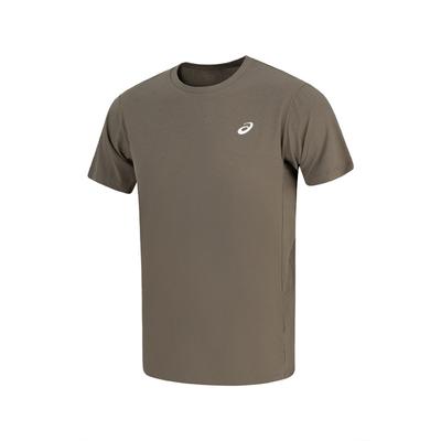 Sports Lifestyle Series Moisture Wicking Quick Dry Running Short Sleeve T-Shirt Men Tops Dark-Brown 2031F138-250
