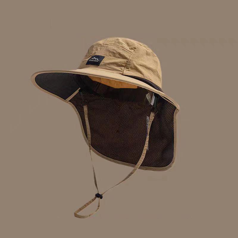 Unisex Summer Sun Hat with Full Face UV Protection for Outdoor Activities, Fishing, and Mountaineering. Breathable and Protective.