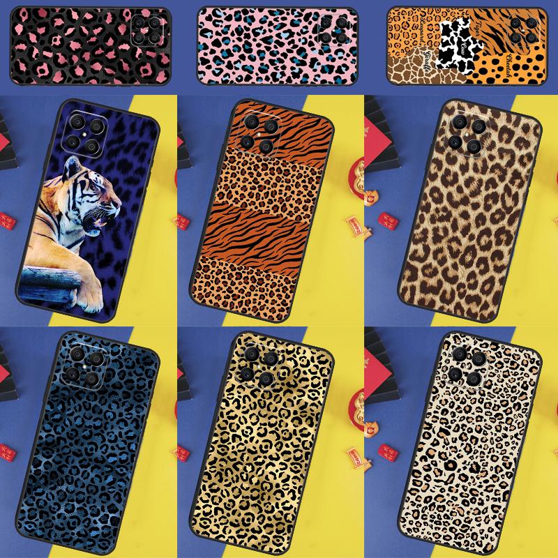 Tiger leopard print panther Case For Honor X8b X9b X9c X9a X8a X8 X9 50 70 90 Lite Honor 200 Lite Magic 7 5 6 Pro Cover