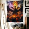Godzilla Monster Kingdom Unleashed Tapestry Background Cloth Wallmounted Background Cloth Work Of Art Wall Covering Decoration