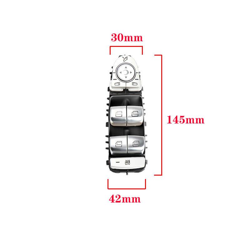 2059056811/ 1513 Power Master Window Control Switch Button Console For Mercedes-Benz C Class W205 S205 X253 C200 C300 C350 AMG