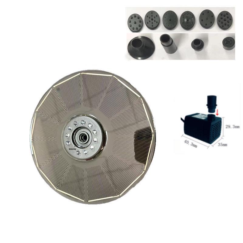 Floating Solar Water Fountain Pump for Ponds, Pools, and Bird Baths - Ideal for Outdoor Landscaping and Garden Decor.