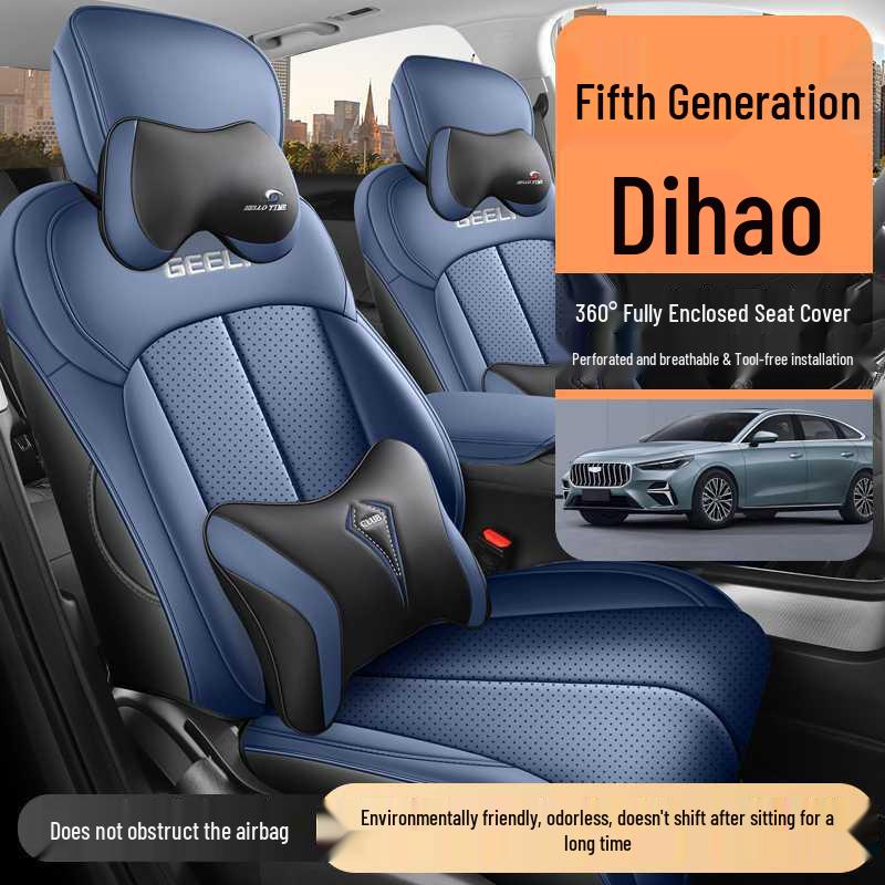 Premium Full Coverage Seat Covers for 2026 5th Gen Geely Emgrand, All-Season Car Seat Cushions