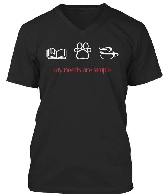 READING MY NEEDS ARE SIMPLE TTshirt Made in the USA Size S to 5XL M