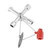 10pcs Multifunction Universal Control Cabinet Cross Key Wrenches Hand Tools