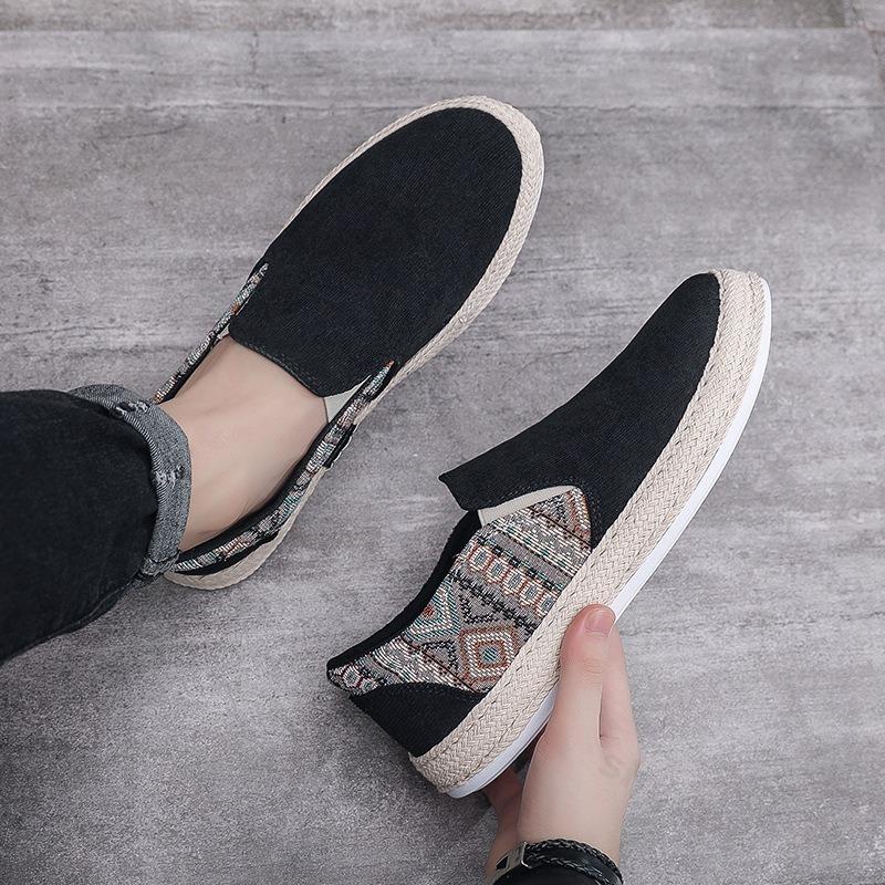 Men Shoes 2025 Summer Loafers Man New Fashion Comfortable Lightweight Footwear Soft Men Casual Vulcanized Canvas Shoe Zapatillas