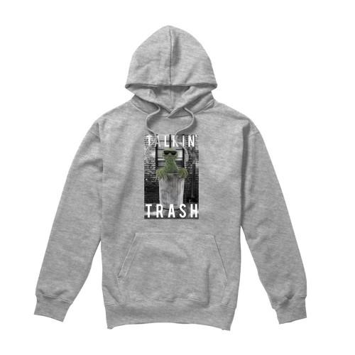 Sesame Street Unisex Adult Talkin Trash Heather Hoodie