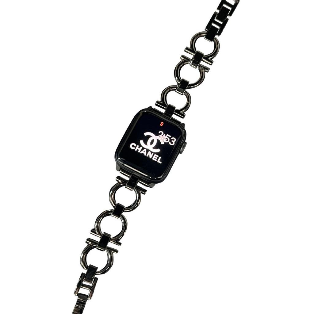 Per Apple Apple Watchs10 Ciambella Metallo Acciaio Cinturino Iwatch98765Se Cinturino O-Catena
