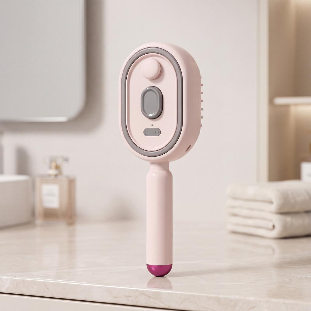 Xorita Electric Spray Airbag Massage Comb Pink Massage Scalp and Hair Roots To Moisturize and Soften Hair, Hair Care Massage Comb