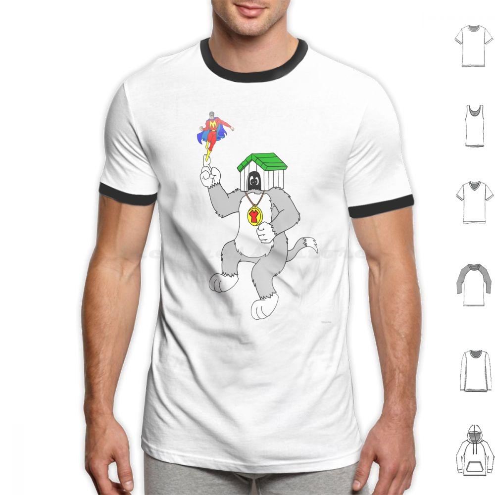 M Man And Yukk Ugly Dog T Shirt 6xl Cotton Cool Tee Mighty Man And Yukk Cartoon Comic Laughs Comedy Hero Dog Little Tv Show Hb