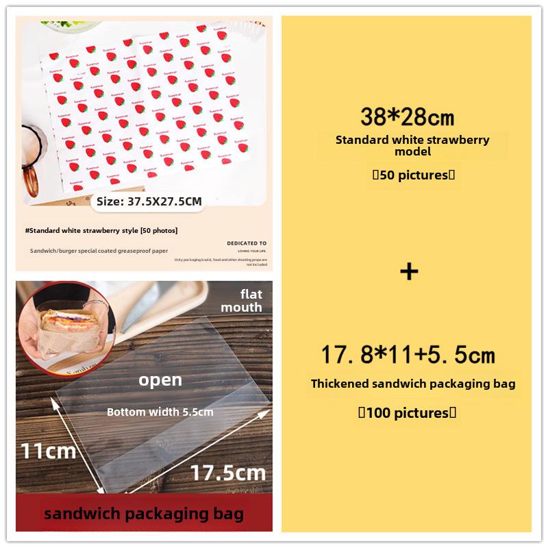 Clear Food-Grade Ziplock Bags for Sandwiches and Bread