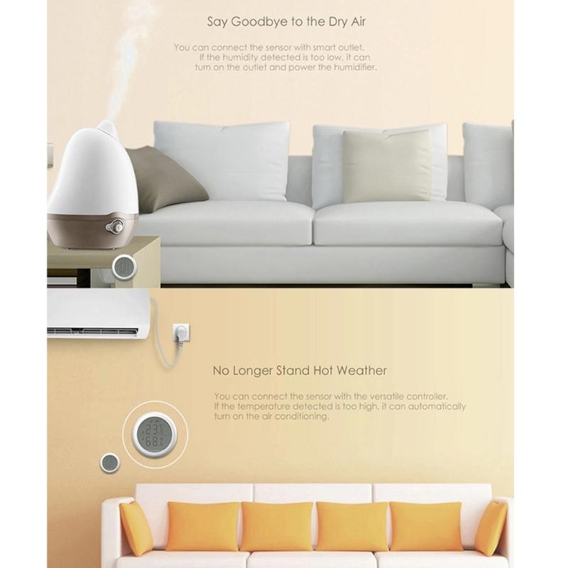 WLAN Thermometer Hygrometer Hygrometer Temperaturmessgerät verwendet für Raum Gewächshäuser Inkubator Weinkeller