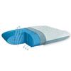 Gelfresh Memory Foam Pillow (thermoregulator) Orthopedic &; Ergonomic - Cotton Fiber Cover 40x60 Cm