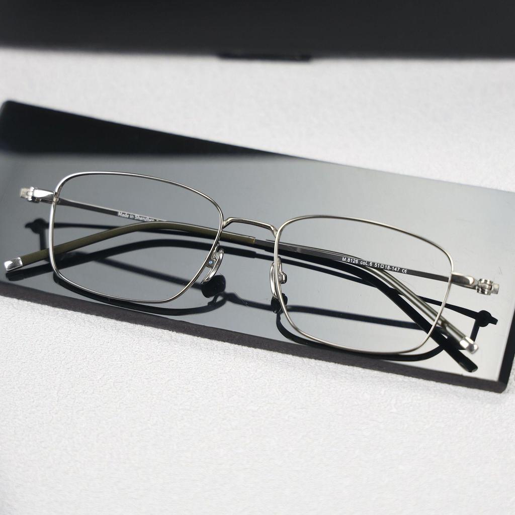 Pure Titanium Eyeglass Frames: Full & Semi-Rimless Styles for Men & Women, Acetate Options, Prescription Compatible for Myopia