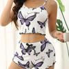 Heart Print Knit Camisole & Shorts Set - Casual Home Wear for Women