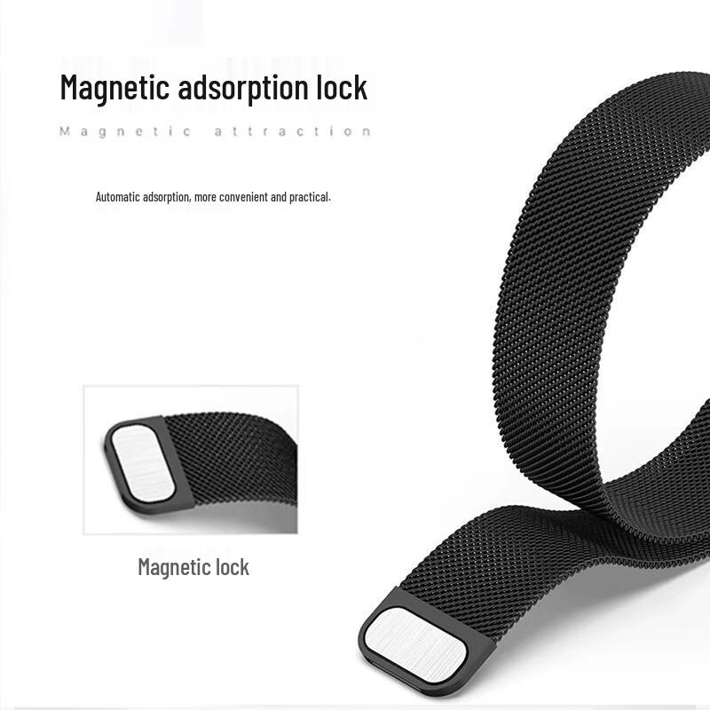 Xiaomi Band 8 Pro/9 Pro Magnetisk Milanese Rustfritt Stål Klokkereim