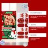 Nymixa Christmas atmosphere soft gel nail sticker set DIY creative glitter decoration convenient nail stickers