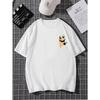 'Smile Mood' Print, Herren Casual Rundhals Kurzarm Mode Sommer T-Shirts Tops, Herren Outfits T-Shirt, Reguläre Übergröße T-Shirts