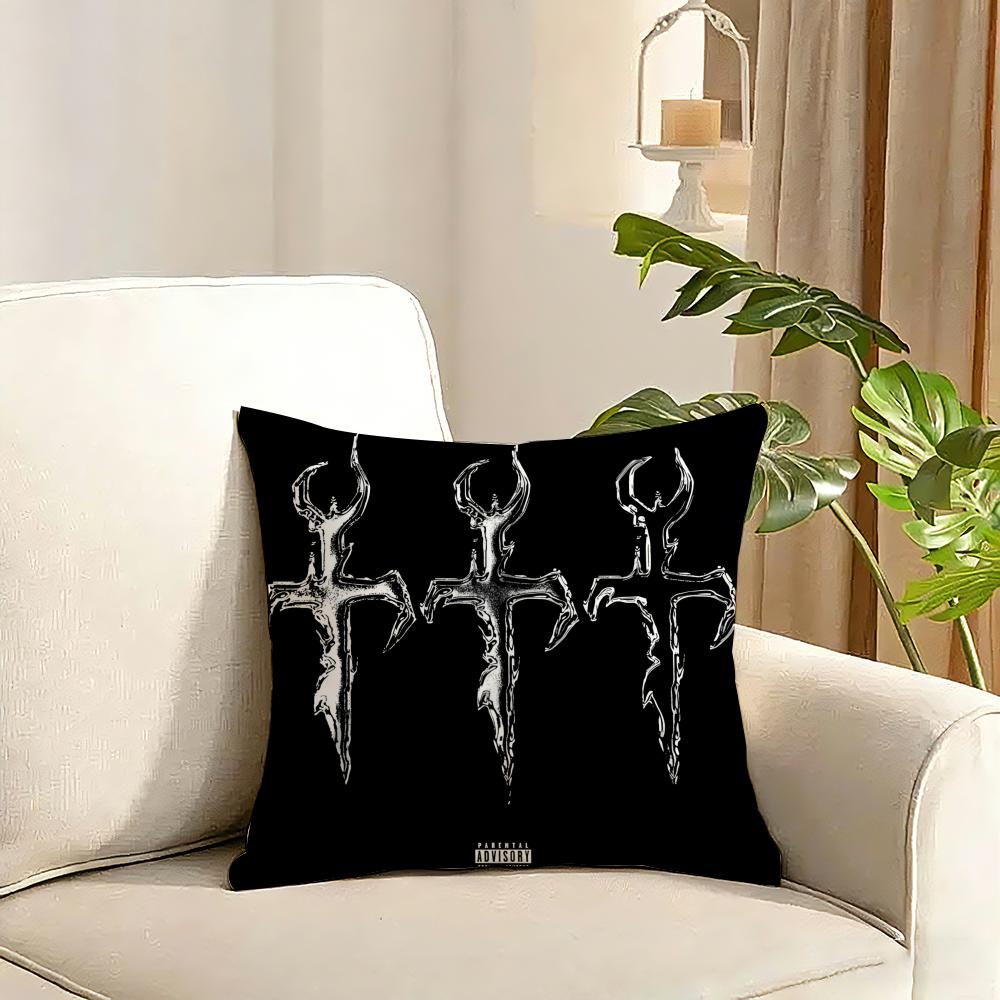 Singer Yeat Lyfestyle Cushion Cover Reversible Plush Pillow Cover Soft Fluffy Home Decor for Sofa Bedroom