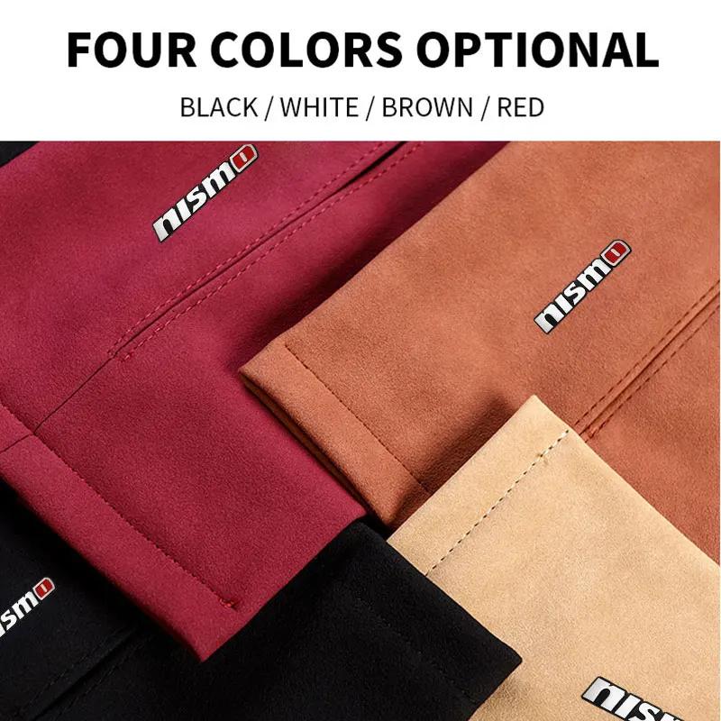 Car Seat Back Multifunctional Tissue Box Interior Storage Tissue Bag For Nismo Nissan Tiida Teana Skyline X-trail Almera Qashqai