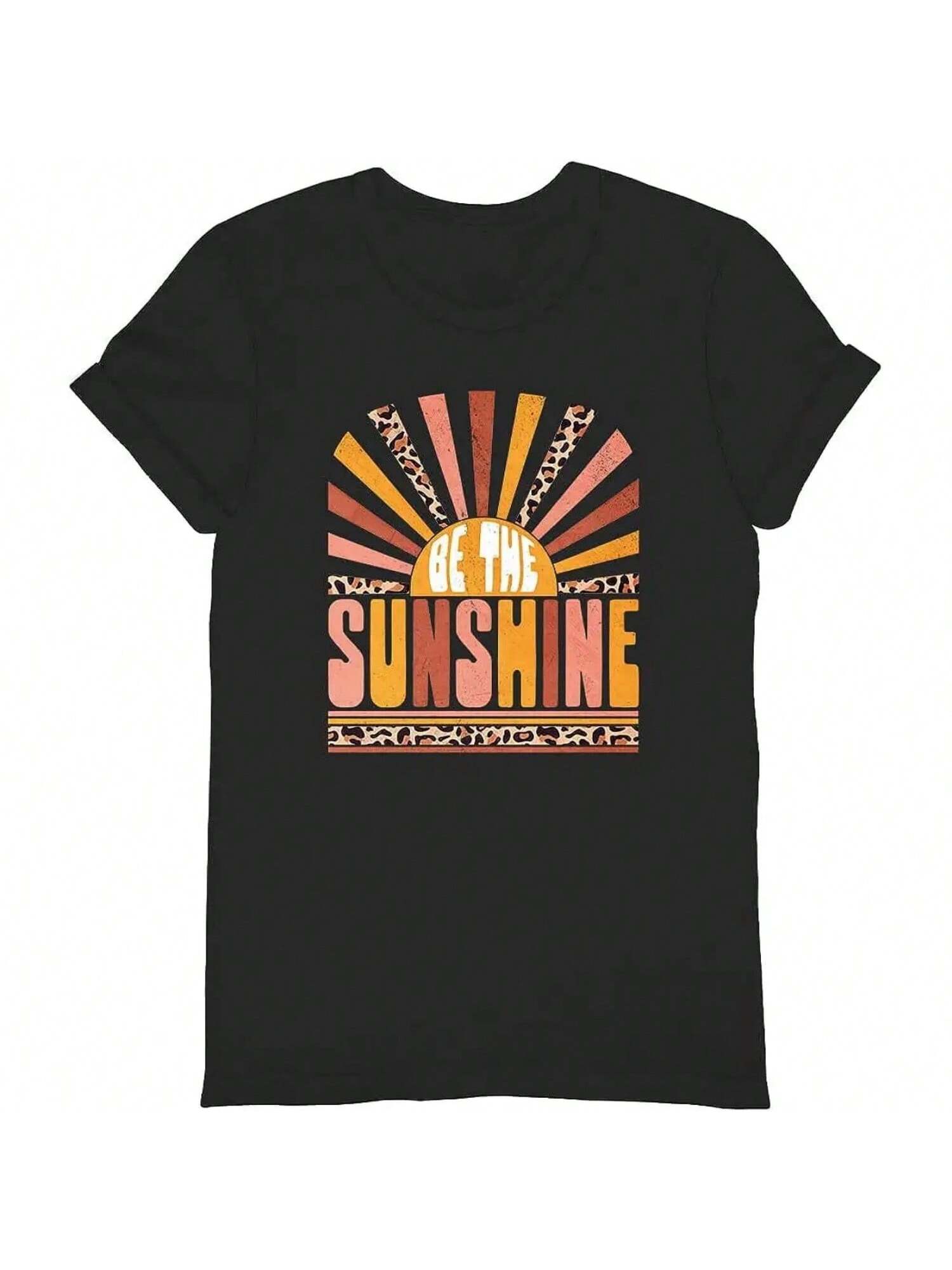Be The Sunshine Shirt Summer Shirts For Wounisex Retro Sun T Shirt Vintage Graphic T-Shirt Kindness Tshirt S разноцветный
