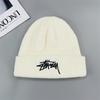 Hip Hop Style Embroidered Beanie For Adults With Elastic Fit Trendy Cold Weather Hat
