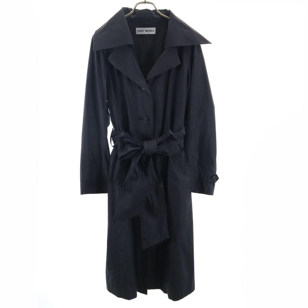 ISSEY MIYAKE Made In Japan Coat 2 Charcoal Black Women Used
