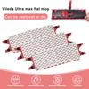 Tampă de înlocuire pentru mop din microfibră Tampă de curățare a podelei, cu uscare rapidă, foarte absorbantă, reutilizabilă, pentru mop pentru Vileda Ultra Max