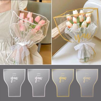 30 Pezzi/Set Oggetti di Scena per Foto Confezioni per Bouquet Materiali per Confezionamento Fiori per San Valentino