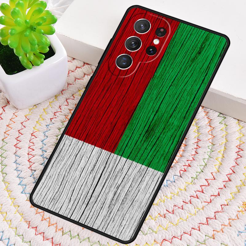 Madagaskar Flagge weiche Silikon Handyhülle für Samsung Galaxy note 10 pro S26 S25 S24 S23 S22 S21 Plus S25Ultra Hülle Cover