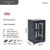 1.2m Floor-Standing Network Cabinet 37U Server Rack with Monitoring Switch & Router Compatibility