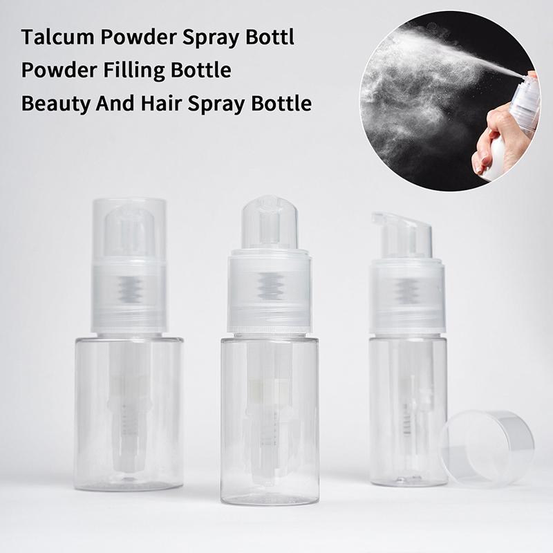 18/60/80/120Ml Powder Atomizer Bottle Barber Talcum Emulsion Spray Travel Container Lotion Dispenser Bottle Salon Accessories