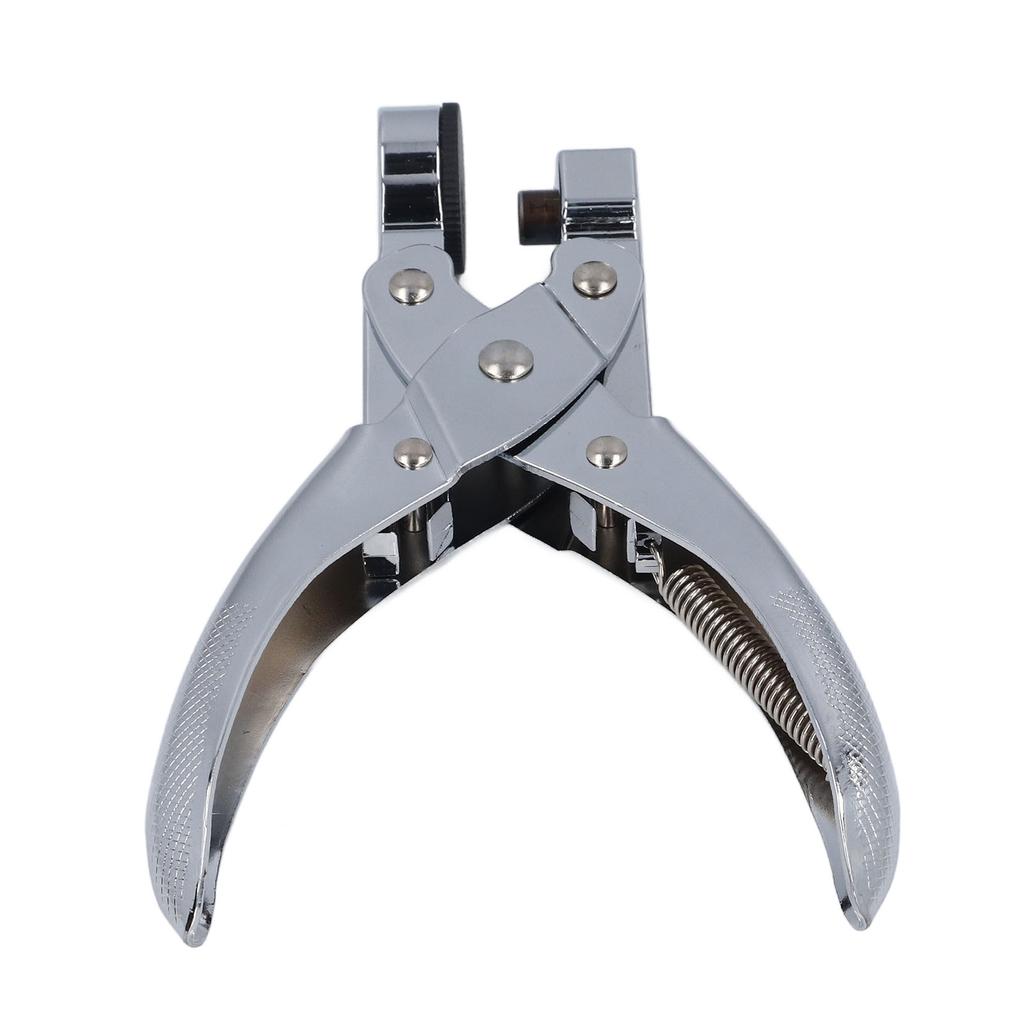 Plastic Bag Hole Puncher Zinc Alloy Handheld Single Round Hole Punch for Thin Film PE OPP PVC Bags